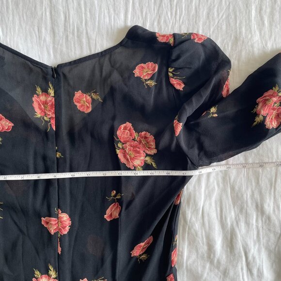 Reformation Bay Mini Dress in the Lorraine Rose Print (sz 8) - Picture 10 of 11